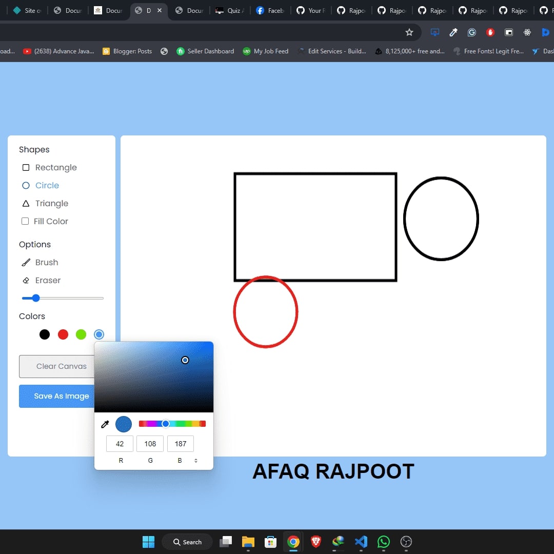 Mini MS Paint Website